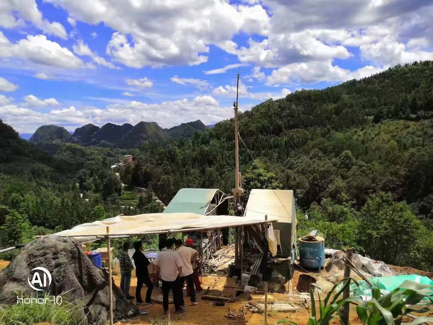 HYQB-6 Portable Full Hydraulic Drilling Rig Yunnan Construction Site