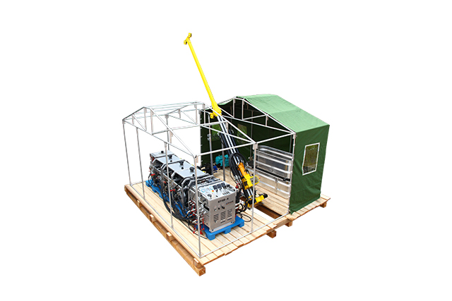 Portable full hydraulic drilling rig